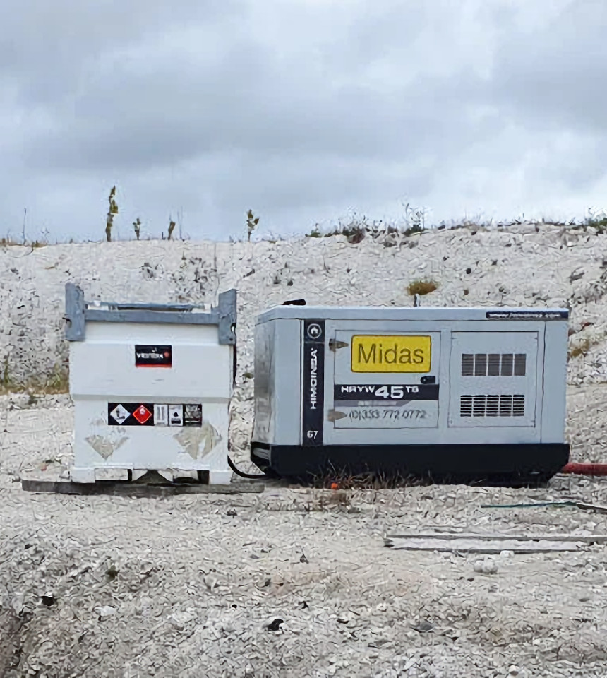 diesel generators for quarrying or mining