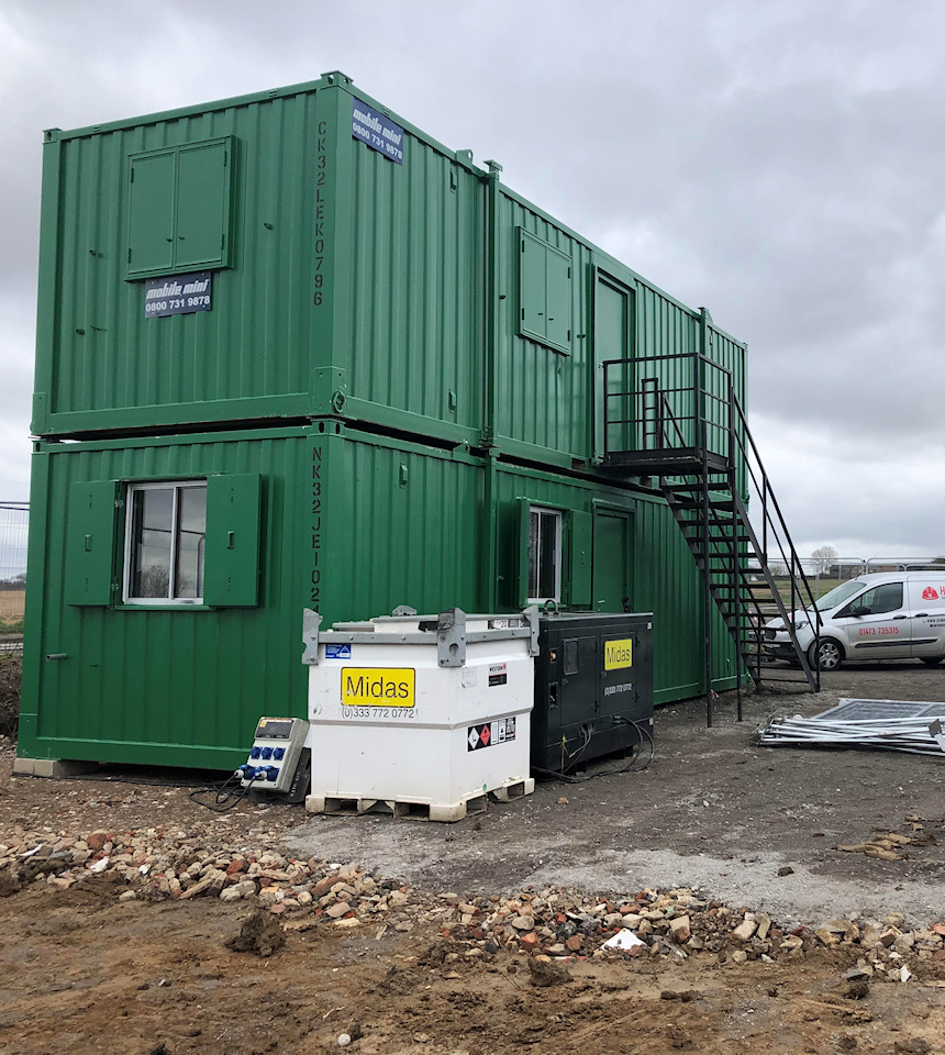 generator hire for Construction sector